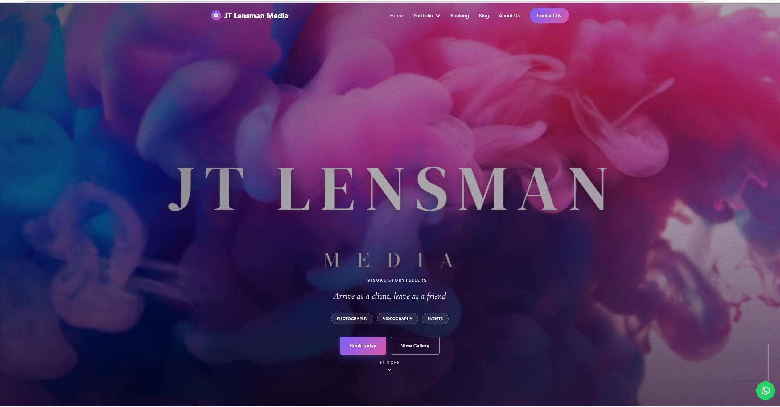 JT Lensman Media: Digital Presence